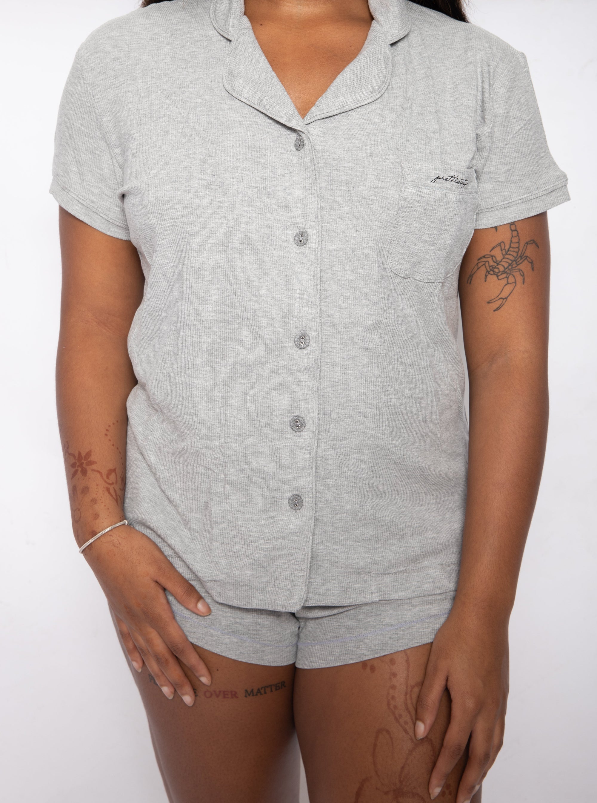 prettiestgrl cozy soft modal pj set
