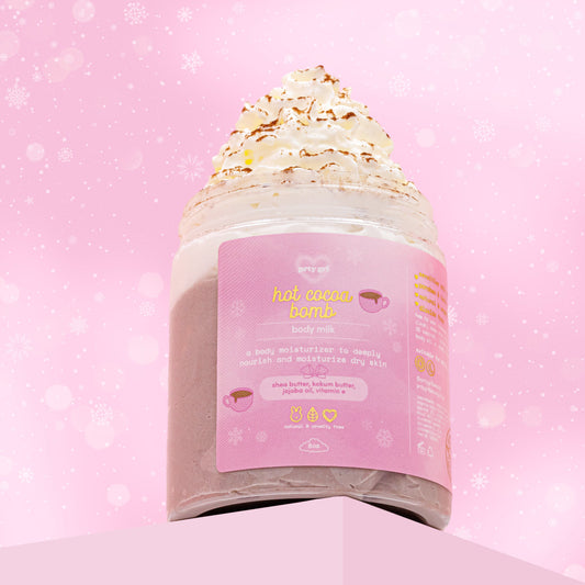 hot cocoa bomb body milk