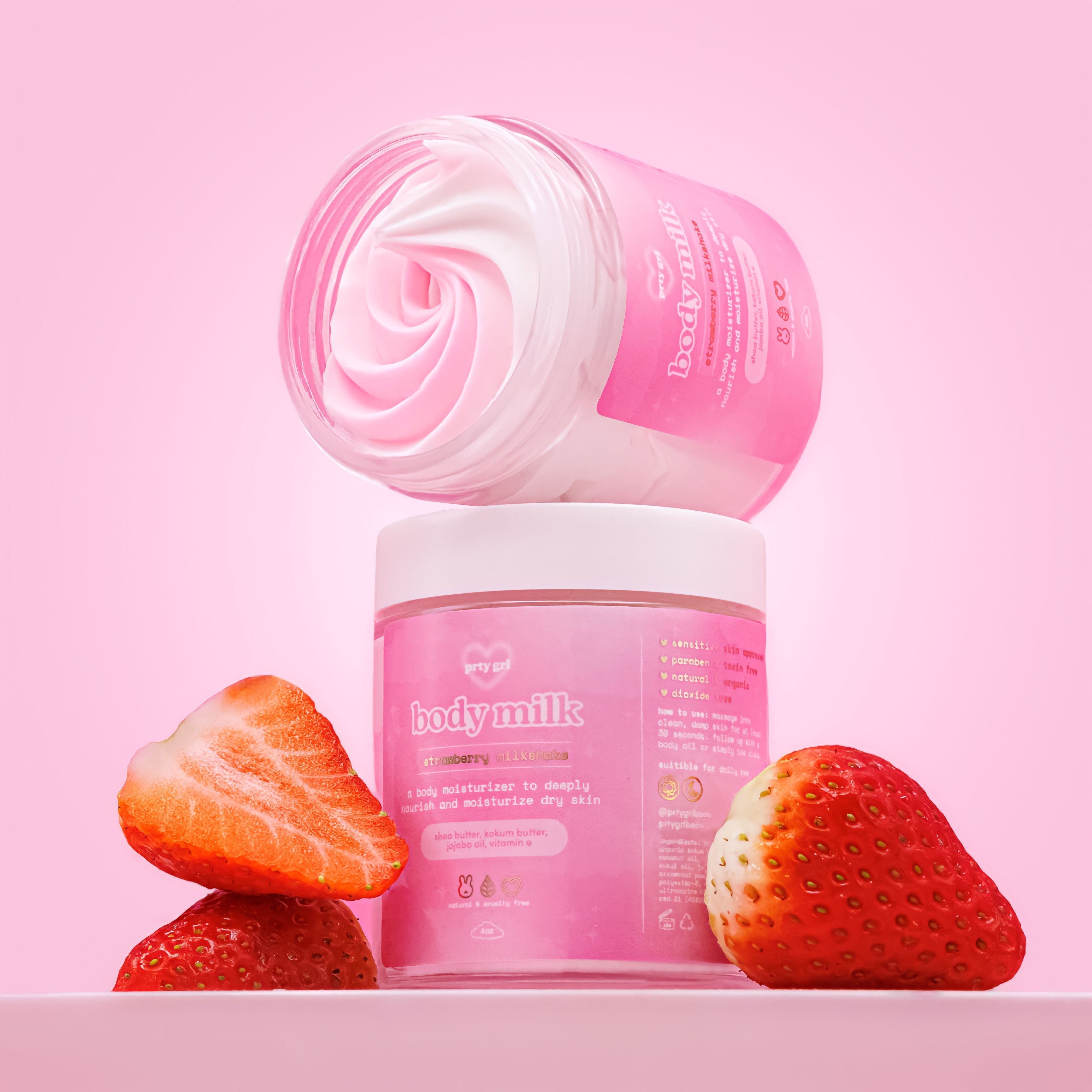 strawberry milkshake body milk – prettiestgrl